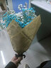爱满（AIMAN） 鲜花真花天然满天星花束真花客厅家居装饰店面摆设小清新风花束 蓝白满天星 含报纸+丝带 实拍图