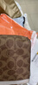 蔻驰（COACH）【同价618】女包 PARKER山茶花系列小号信封包帆布涂层配皮618 HOT-小号卡其配白34256B4HA 实拍图