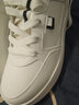 安踏板鞋男鞋2025新款冬季休闲运动旗舰滑板鞋小白鞋子 象牙白/黑 41 实拍图