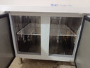 劲福商用冷冻冷藏保鲜工作台酒店厨房冰柜蔬果操作台保鲜柜不锈钢冰箱鲜肉冷冻柜奶茶店设备卧式水吧 1.2m*0.8m*0.8m（层架另购） 冷藏款 实拍图