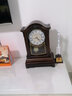 枫叶（MapleLeaf） 新中式客厅简约实木座钟家用复古艺术钟表简约创意欧式时钟摆件 8036罗马+报时丽声+底座 实拍图