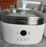 天际（TONZE） 电炖锅 电炖盅陶瓷炖汤煲汤锅隔水炖家用多功能大容量陶瓷内胆蒸煮锅 【白色2.5L】DGD25-25AG  2.5L 实拍图