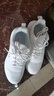 回力（Warrior）男鞋秋冬季新款运动鞋透气软底网皮鞋男休闲鞋子男轻便减震跑步鞋 白色-畅跑轻便软底 44 实拍图