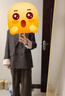 森马外套女中长款盘扣国潮高街宽松春秋拼接休闲西服107624111001 实拍图