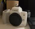 佳能（Canon）m50 M6II 二代 微单相机学生入门小巧 2代美颜微单 M50二代(15-45mm) 白 32G标准礼包 实拍图
