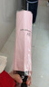 垂绣 简约小清新雨伞 三折叠黑胶防晒遮阳伞太阳伞 森系晴雨伞   少女粉 黑胶涂层 实拍图