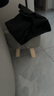 全品屋小凳子家用换鞋矮凳布艺矮搁脚凳软包实木腿小孩坐墩客厅沙发凳 灰色-28cm宽【可拆洗+实木腿】 31cm 实拍图