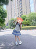 女童套装儿童学院风jk制服连衣裙夏装百褶裙童装夏天大童夏季裙子 玉桂狗鸢尾兰+【赠送白中筒袜】 150cm 实拍图
