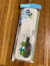 家の物语（KATEI STORY）日本进口筷子勺子套装便携餐具收纳盒不锈钢外带上班学生儿童筷勺 筷勺组合绿色小花 晒单实拍图
