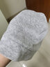 飞翔兔全棉睡帽纯棉秋冬薄保暖防寒男女睡觉厚包头套头巾光头化疗月子帽 冬季厚款天鹅绒棉套头帽-花灰绒 L码(头围57-59cm) 实拍图