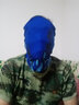 杉沓百变魔术头巾男女运动围脖夏季户外钓鱼防晒面罩脖套围巾骑行面巾 13号蓝色火焰 D款 实拍图