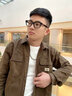 蔡司（ZEISS）镜片GM同款黑框眼镜近视防蓝光辐射可配度数散光镜女专业网上配镜 黑色【品质板材】 眼镜框【免邮试戴赠运费险】 实拍图