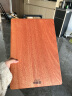 好管家乌檀木菜板抗菌防霉家用砧板切水果案板黑金檀实木粘板刀板 38*26*2.2CM【抗菌防霉】 实拍图