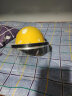 配安全帽式支架面屏面罩防护冲击头戴式焊帽电焊工专用烧氩弧焊接 支架+白屏 实拍图