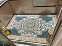 婵美（CHANMEI）简欧轻奢进门地垫门垫家用入户门厅脚垫吸水防滑客厅门口垫子 AO-蓝色 140x200cm（长方形） 实拍图