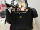 皮尔保罗（PIERPOLO）女士包包2025新款女包真皮手提包大容量斜挎包生日礼物送妈妈 【时尚潮流】黑色1313 实拍图