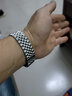 时仕手表钢带男女士不锈钢表带精钢蝴蝶扣卡西欧天王精工浪琴阿玛尼罗西尼依波西铁城精钢通用表链 五珠经典款-银色 21mm 实拍图