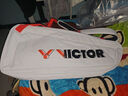 威克多（VICTOR）胜利羽毛球包背提两用大容量矩形包6支装球拍包运动双肩包BR6219 BR5223-AH亮白/浅灰 实拍图