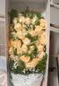 梦馨鲜花鲜花速递11朵红玫瑰礼盒花束送女友情人节礼物全国同城配送 11朵香槟玫瑰花束-钟爱一生 实拍图