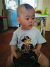 Classic Teddy儿童短袖男童T恤女童上衣夏季新款童装宝宝衣服半袖夏装1 棒球帽子熊织标短袖晨凤蓝 110 实拍图