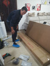 椰果 鞋柜玄关一体柜入户进门口家用大容量门厅衣帽置物架屏风隔断柜 浅灰配白挂衣架右边 140厘米长 实拍图
