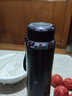 卿卿礼彬不锈钢保温杯便携水杯大容量600-1000ml泡茶杯子过滤 磨砂黑/1000ml 1000ml 实拍图