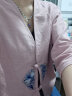 衣瑾帛社短外套女夏款中式双盘扣绣花七分袖小开衫棉麻女装小外套上衣女薄款 皮粉色 均码 实拍图