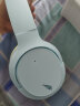 西伯利亚（XIBERIA）羽DM02无线头戴式蓝牙耳机ANC主动降噪音乐游戏运动耳机清新蓝 实拍图