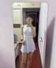 安踏小蛮腰泳衣女士小A裙连体裙式保守修身显瘦抗氯速干温泉泳装 M 实拍图