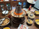 郭一元复古分体铜火锅锅具老式木炭碳火锅老北京涮羊肉鸳鸯锅铜火锅纯铜 40cm鸳鸯款12-15人复古木炭 40cm 实拍图
