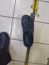 迪卡侬（DECATHLON）游泳男士凉鞋沙滩拖鞋洞洞鞋外穿NABD2028000深蓝色网格款42码 晒单实拍图