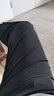 顶峰保罗（Dingfengbaoluo）宽松直筒冰丝休闲男士春夏港风运动速干九分工装裤子K311黑色3XL 实拍图