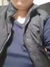 古谦 加绒棉马甲男士外套冬季休闲立领背心男中青年防寒保暖马夹男装 黑色 加绒马甲 6XL （185-200斤） 实拍图