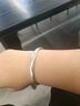 周大生幸运S990银手镯时尚款女年轻款简约可调节送女友生日礼物 扁条素镯(约28克) 实拍图