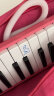 奇美口风琴37键DHS儿童中小学生用课堂3-2键教学初学者男孩女孩用 DHS37键口风琴粉色【全套配件】 实拍图
