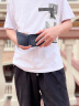 Calvin Klein Jeans【父亲节礼物】男荔枝纹金属字母牛皮折叠短款钱包HP1517 001-黑色 晒单实拍图