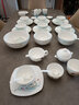 华光国瓷 骨瓷盘子 抗菌餐具碟盘筷勺 中式骨瓷家用餐具 春江水暖 平盘 1个 10英寸 实拍图