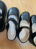 富罗迷女童皮鞋春秋季新款方口透气软底单鞋儿童校园演出鞋 黑色 32  实拍图