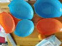 萨夫百德5个装创意树叶形客厅糖果盘塑料零食盘干果盘水果盘颜色随机 17*12*3.5cm 实拍图
