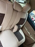鼎涵汽车坐垫四季通用布艺全包围汽车座套亚麻透气座椅套车垫套适用于 豪华版咖啡色 荣放威驰卡罗拉雷凌凯美瑞致炫 实拍图