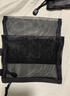 【万能收纳】网纱收纳包笔袋化妆包新款简约韩版内胆包大容量便携旅行随身多功能 黑色单层网纱笔袋-中号1个 实拍图