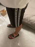 杉努短裤男士夏季冰丝运动潮牌大码五分裤衩子潮流休闲男生美式篮球裤 黑色 2XL 实拍图