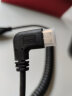 誉陆科技（YL） HDMI转Mini Micro HDMI 单反相机监视器 伸缩弹簧线短线 弯头L型 HDMI转C型（Mini HDMI）向左 0.5米 实拍图