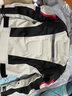 MOTO-BOY骑行服男摩托车衣服冬赛车机车服套装骑行裤防风防水防摔摩旅四季 J07上衣白灰 M 实拍图