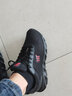 361°男鞋运动鞋男秋冬季男款361男鞋轻便休闲鞋子网面透气大码跑步鞋 乌黑色/熔浆红2266 42 实拍图