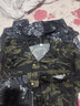 左斯客工作服套装男迷彩服春秋防烫耐磨电焊服加厚建筑工地汽修劳保工装 黑莽纹迷彩(耐磨) 175/XL码(适合130-145斤) 实拍图