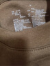 无印良品 MUJI 女式 双罗纹编织 五分袖连衣裙 BBP32A2A 裙子 棕色 L 实拍图