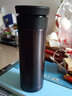膳魔师（THERMOS） 保温杯水杯JMK不锈钢杯子茶隔泡茶杯470ml团购定制LOGO刻字 JMK-500-BK黑色 实拍图