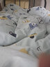 花熙雨100%全棉被套单件 1.5米单人纯棉被罩150斜纹条纹格子双人大被套 EZ洛川-花海 180*220cm单件被套 实拍图