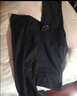 红豆休闲裤男【天丝四面弹加绒裤】针织弹力商务休闲保暖直筒裤男 S1黑色 38 实拍图